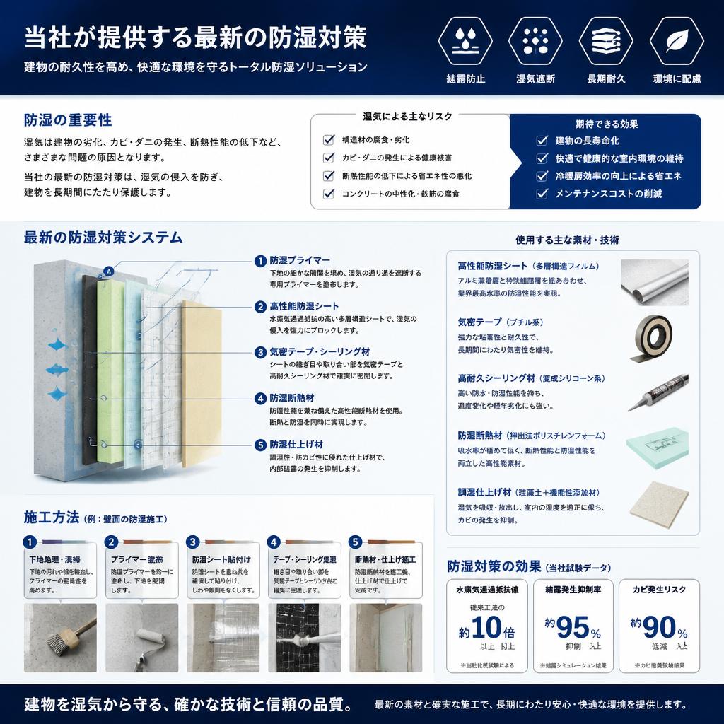 防湿対策の最新技術