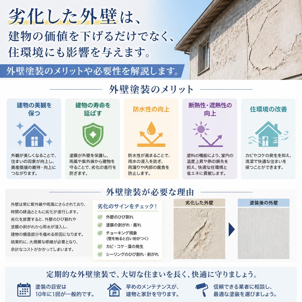 外壁塗装の重要性