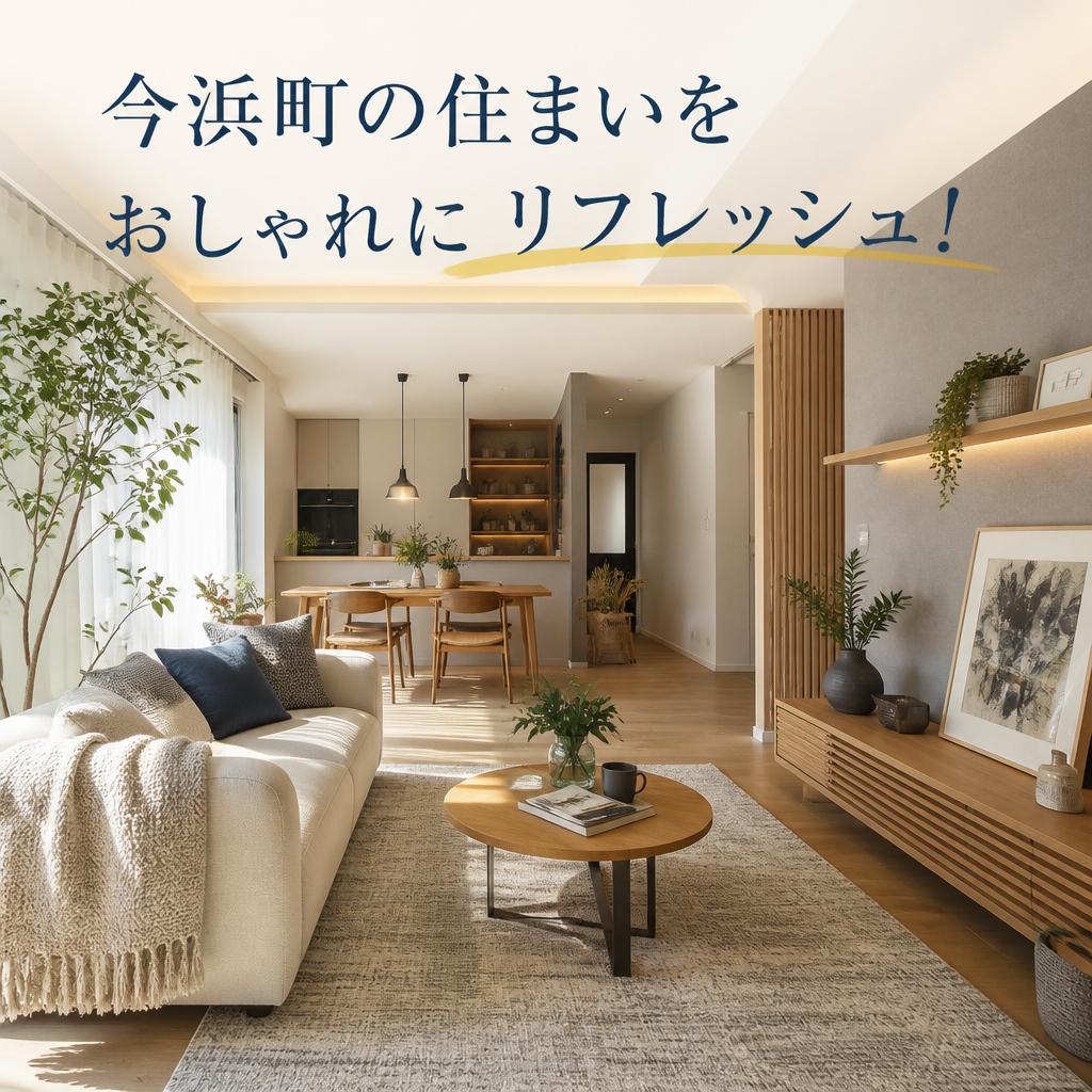 今浜町の住まいをおしゃれにリフレッシュ！｜滋賀県守山市のリフォームならトータルサポートNAO