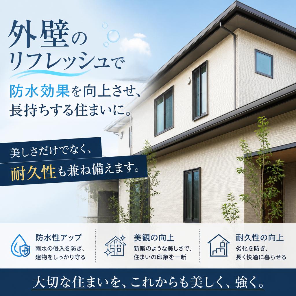 外壁リフレッシュのメリット