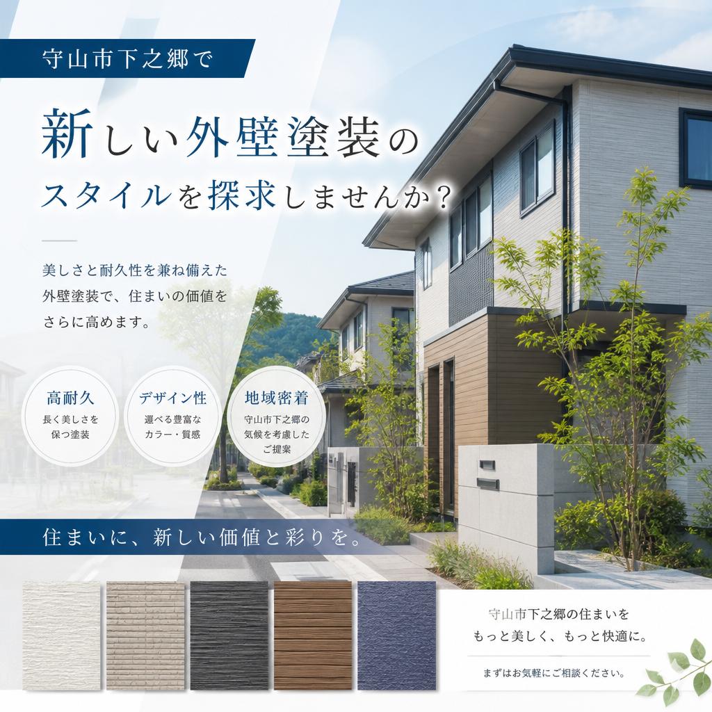 守山市下之郷で新しい外壁塗装のスタイルを探求しませんか？｜滋賀県守山市のリフォームならトータルサポートNAO