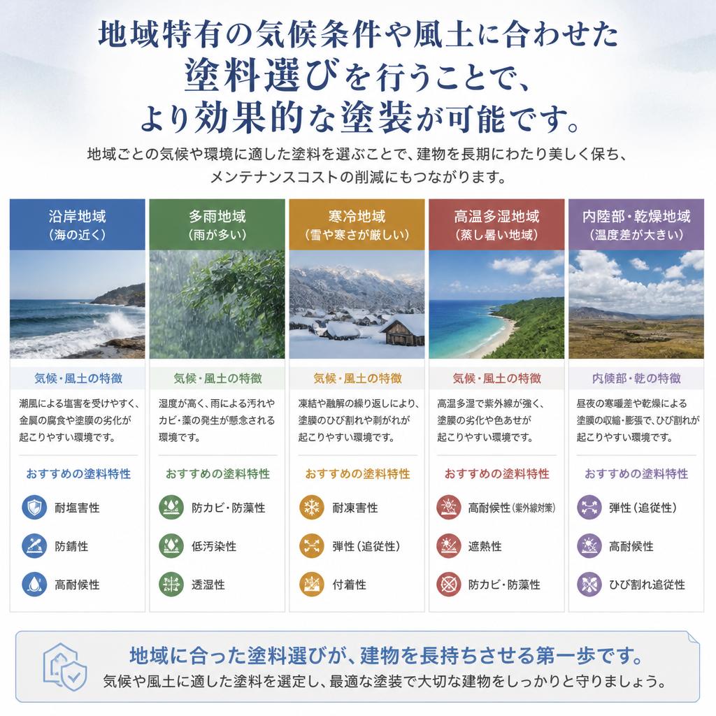 守山市下之郷の気候に最適な塗料選び