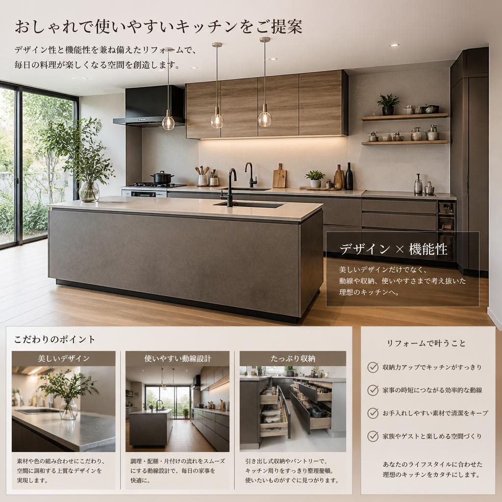 2. キッチンリフォームの魅力