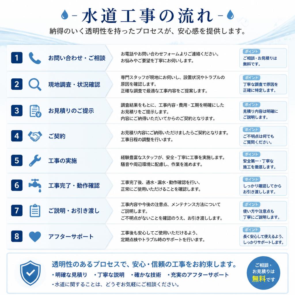 施工プロセスのご説明